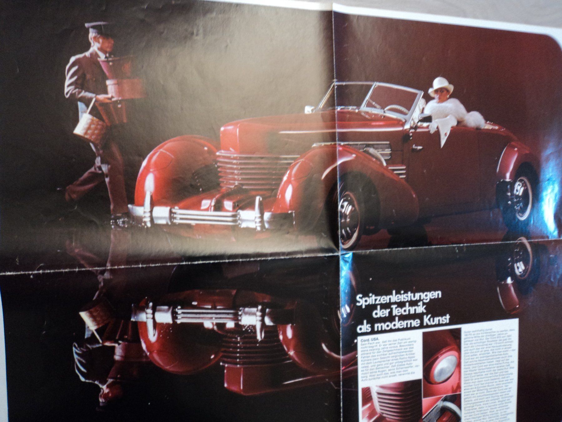 Documenti: Prospekt  Poster Cord 812 1937 – Usato da Schwarzenburg venduto da modelCARama 1