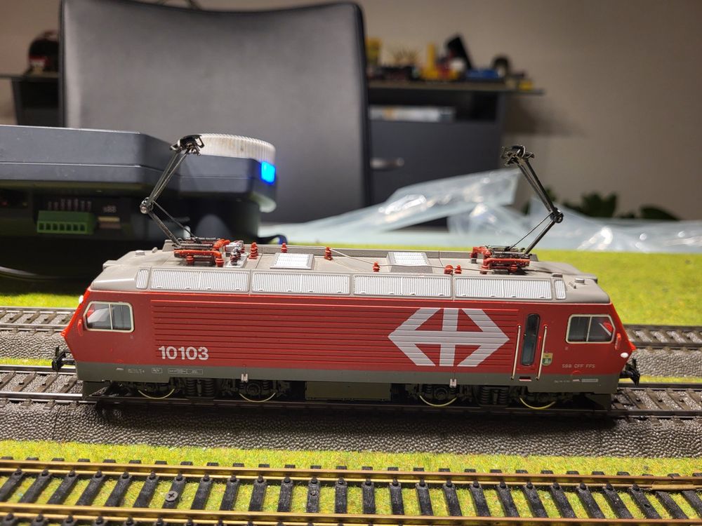Locomotive électrique Re 4/4 I, 401 SBB-CFF, Ep III Digital Son 3R Piko 96882 Ho 187 4015615968825