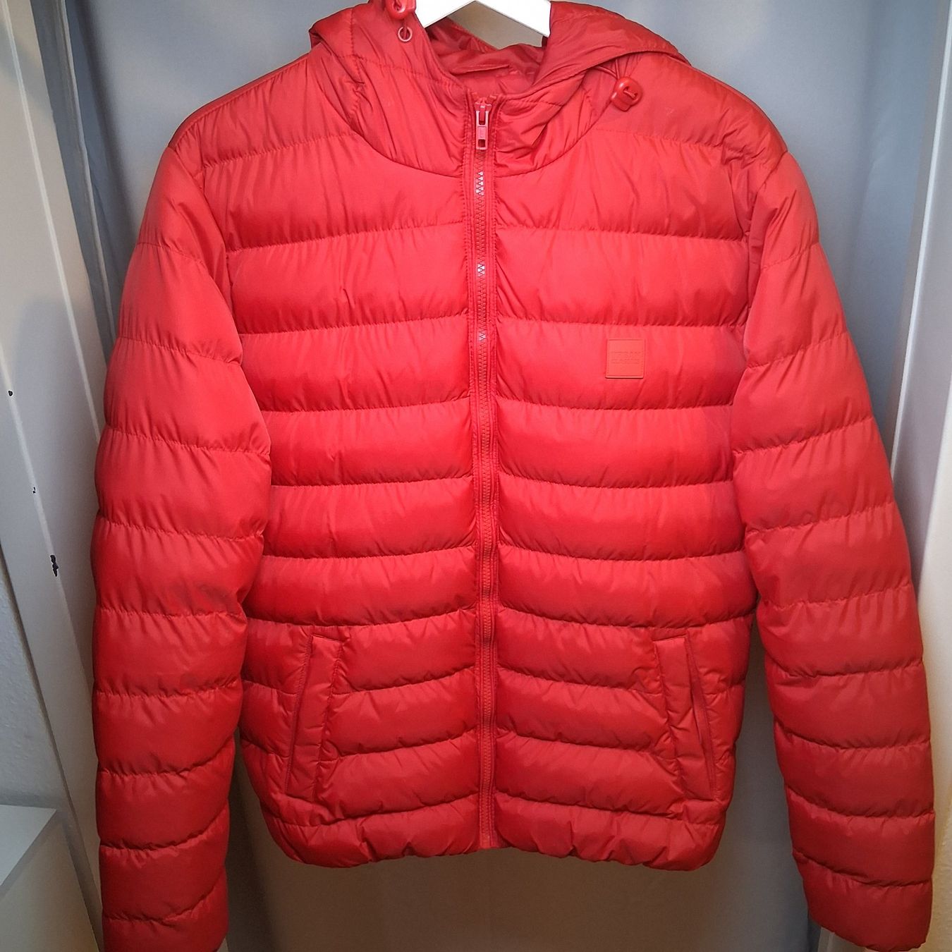 Giacche: Rote Winterjacke - Urban Classics - Gr. M - Bubble Jacket – Usato da Füllinsdorf venduto da Potz7
