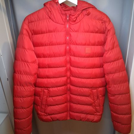 Rote Winterjacke - Urban Classics - Gr. M - Bubble Jacket