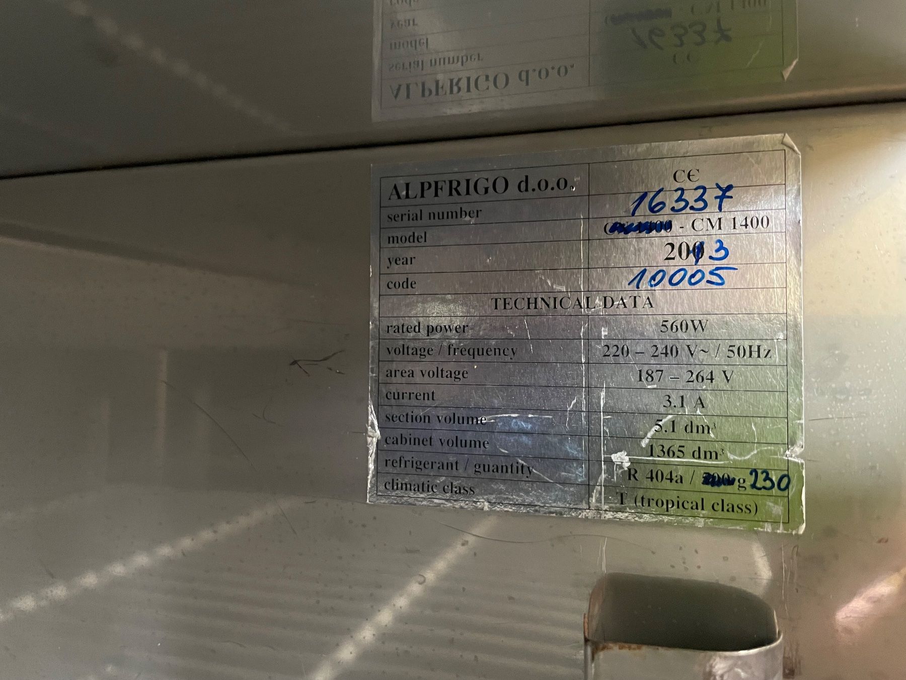 Frigoriferi: Gastro-Kühlschrank ALPFRIGO – Difettoso da Teufen ZH venduto da Bimbo3 3