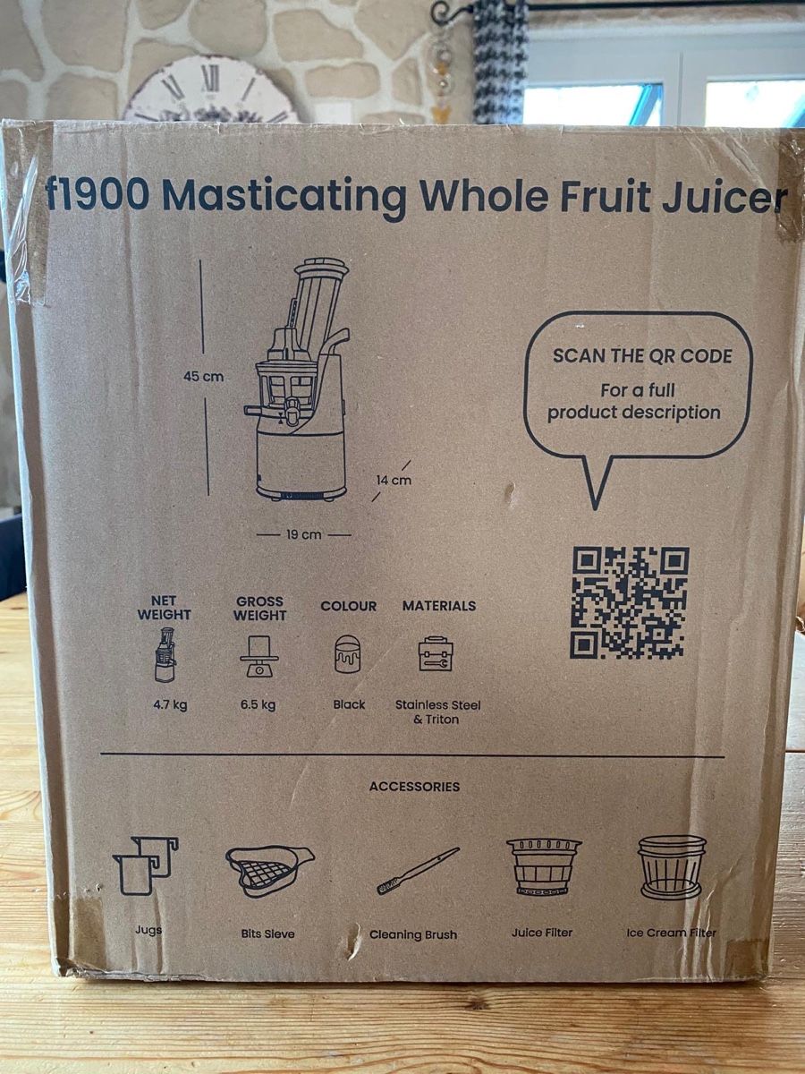 Elettrodomestici da cucina: F1900 Masticating Whole Fruit Juicer – Usato da Amriswil venduto da Ka_Sc 3