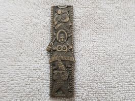 Plakette Fasnacht Basel 1969 Silber
