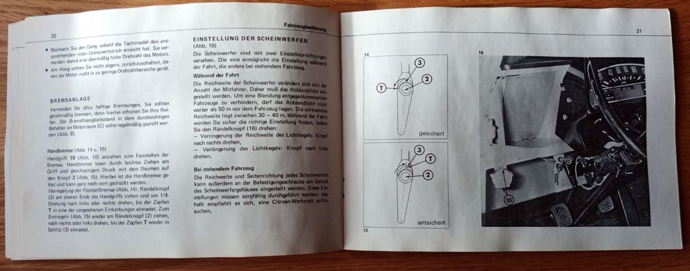 2CV4 / 2CV6 Original Betriebsanleitung | Kaufen Auf Ricardo