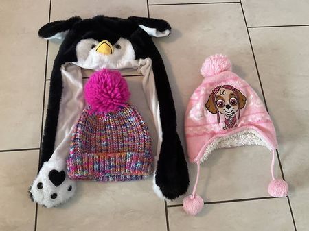 Wintermützen Set: Pinguin, Paw Patrol, Handmade - Warm!
