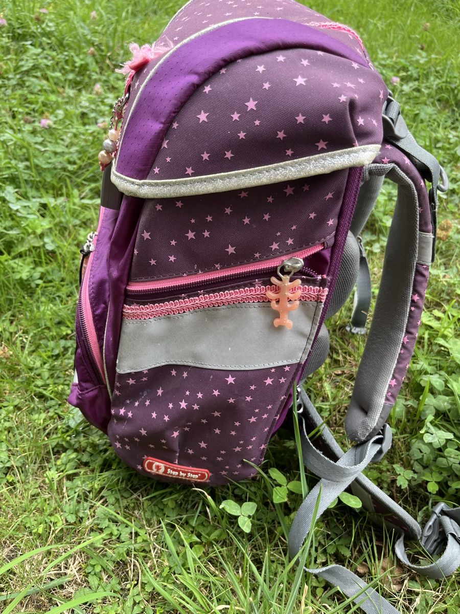 Step by Step Kindertaschen: Step by Step Schultasche lila Sterne Einhorn Mädchen – Gebraucht aus Buochs von Carmelita1980 3
