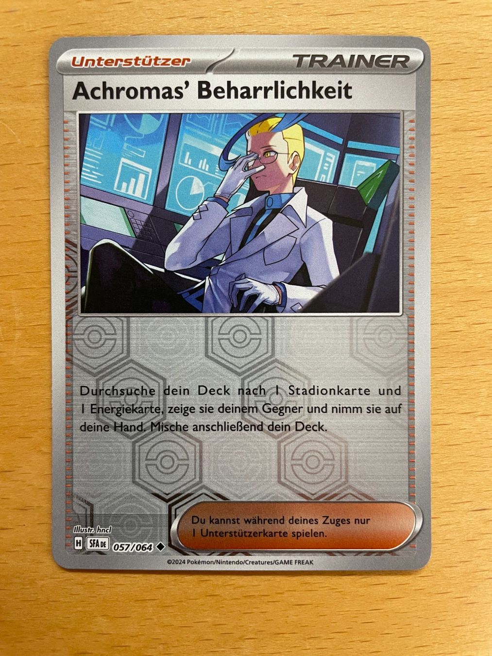 Pokémon Sammelbilder & Trading cards: Pokemon Achromas Beharrlichkeit Reverse (Versand gratis) – Neu (gemäss Beschreibung) aus Chur von Angerson