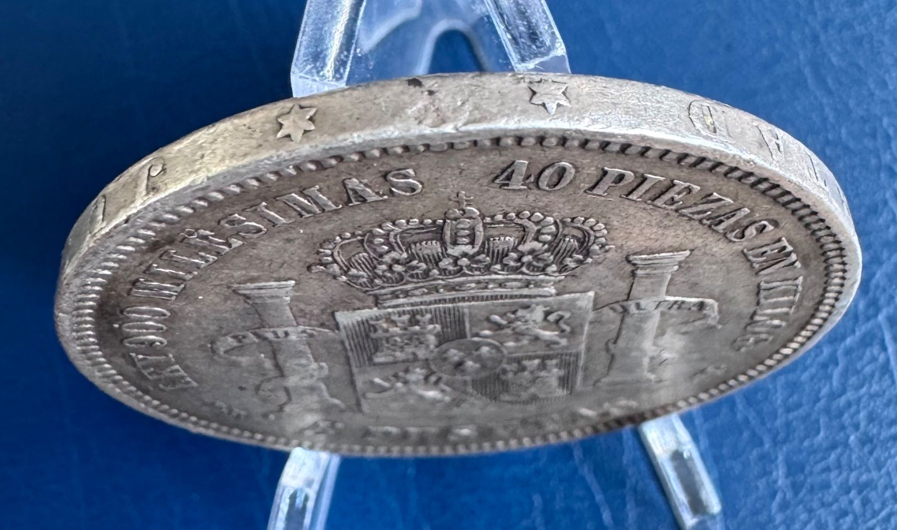 Tutti le monete: Spanien 5 Pesetas 1875 Alfonso XII Silber – Usato da Ebikon venduto da Dmasterx 2