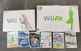 Nintendo Wii + Balance Board und 6 Spiele