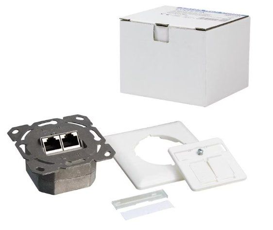 Spine: Cat.6 Netzwerkdose UP 2xRJ45 – Nuovo e nell'imballaggio originale da Buchs ZH venduto da Sutoris 5