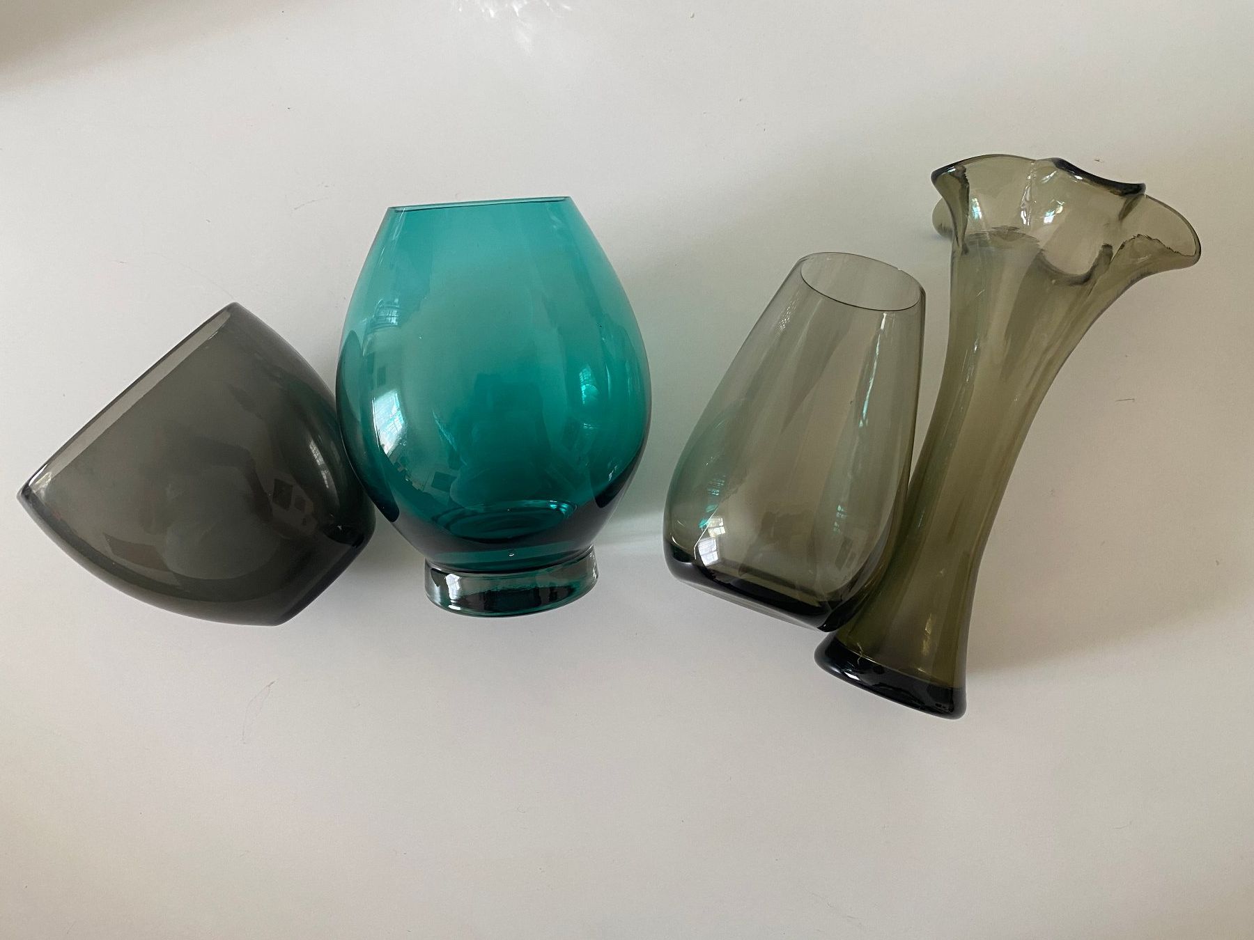 Vasi & Recipienti: 4 Mid-century Vasen – Usato da Basel venduto da leena01