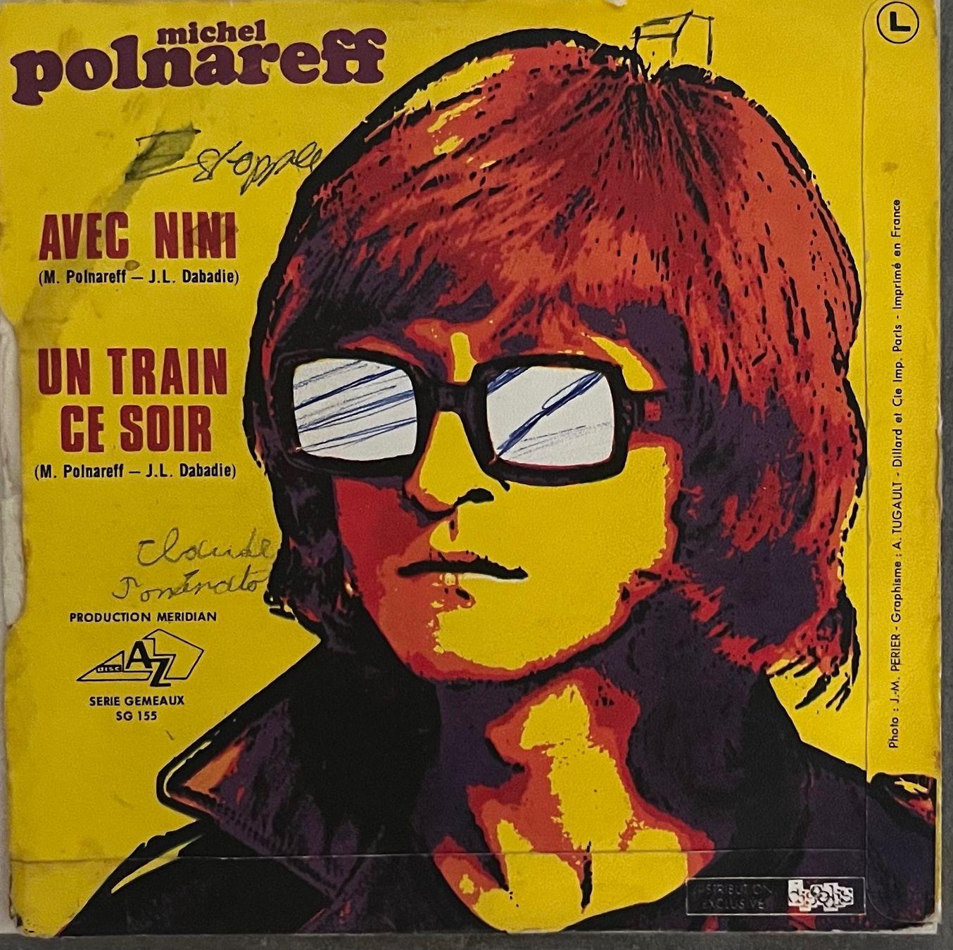 Vinyles: MICHEL POLNAREFF - UN TRAIN CE SOIR – D'occasion à Bussigny par vinyl-pas-cher 1