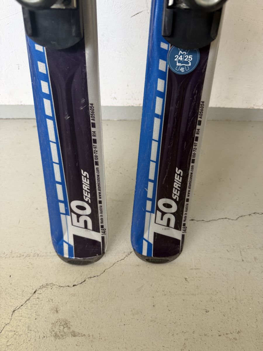Atomic Sci: Atomic 50 Series Ski 148 cm mit Bindung – Usato da Gurmels venduto da SwissShop21 3