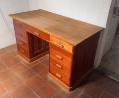Schreibtisch Massivholz Vintage