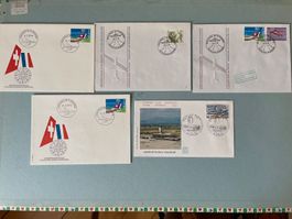 11 FDCs Flughafen/Airport Basel-Mulhouse