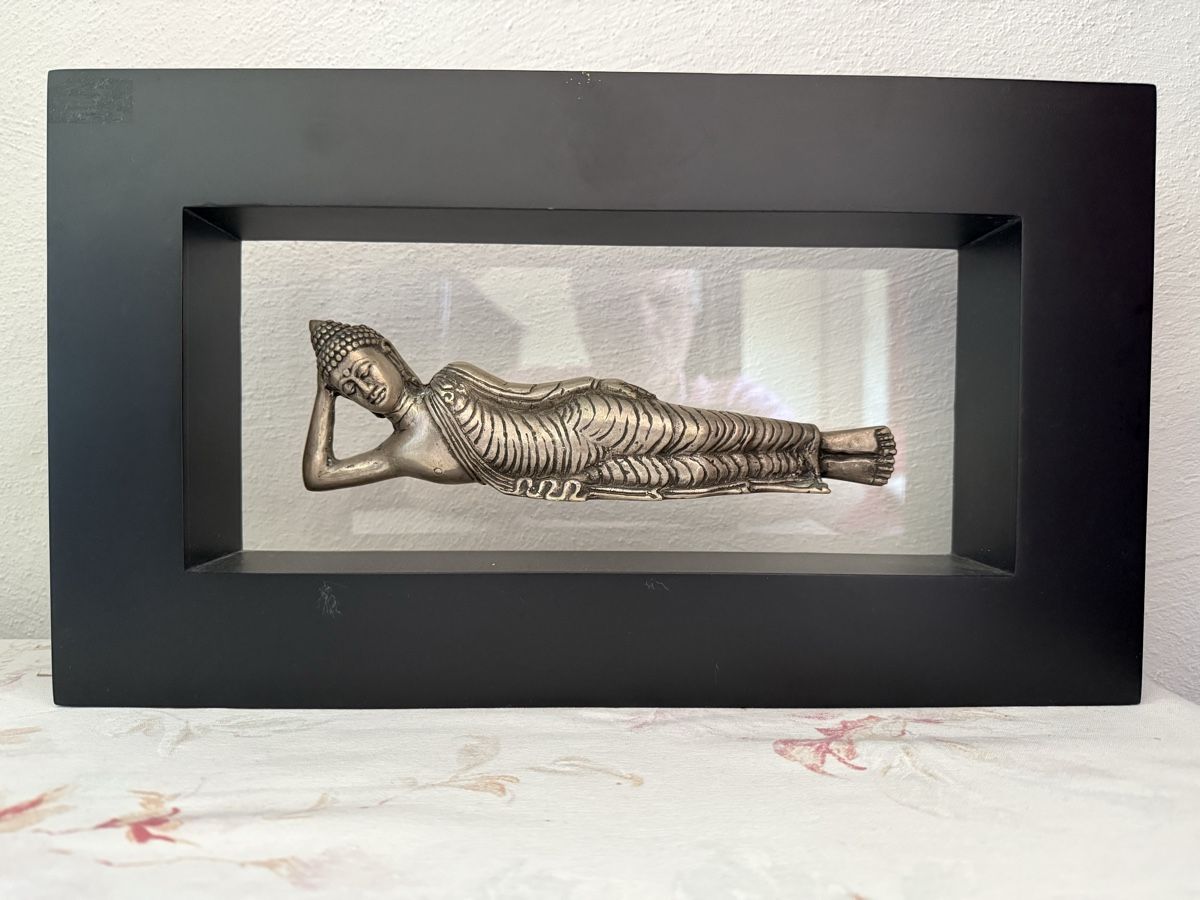 Statuette: Liegender Buddha gerahmt, Deko-Objekt – Usato da Seelisberg venduto da bossheart