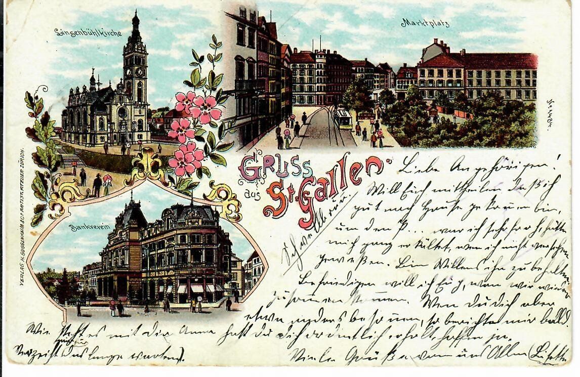 Cartoline postali: Gruss aus St.Gallen – Usato da Hochdorf venduto da Ziegel-16