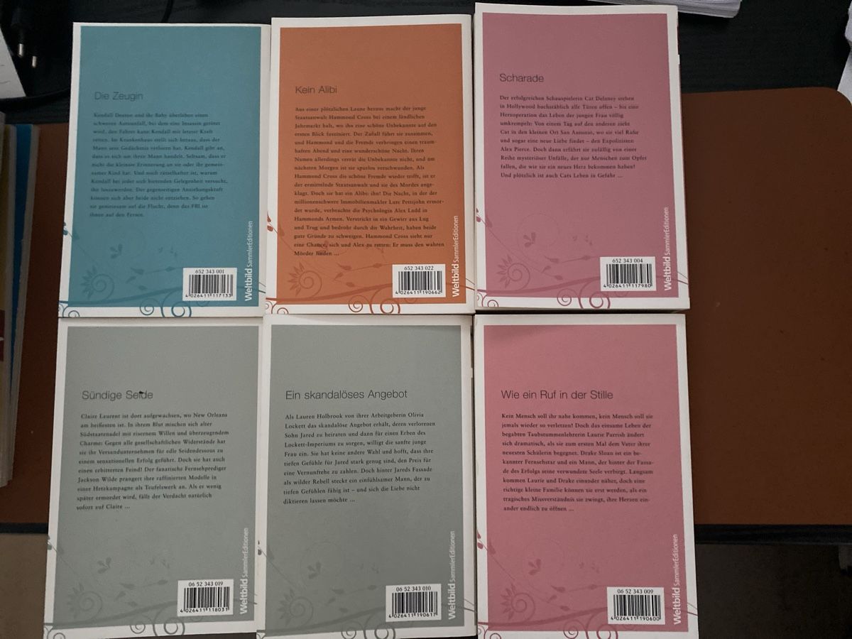 Libri: 6 Liebesromane Sandra Brown, Top Zustand – Usato da Erlinsbach SO venduto da Silverstorm 1