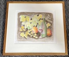 Stillleben für Weinfreunde von Robert Burkhard (ID M154)