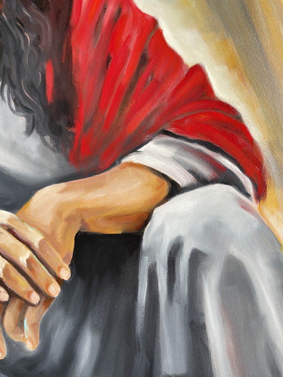 Dipinti: JESUS - Ölbild 80x80 – Nuovo (secondo la descrizione) da Buchs SG venduto da ViccaArt 3