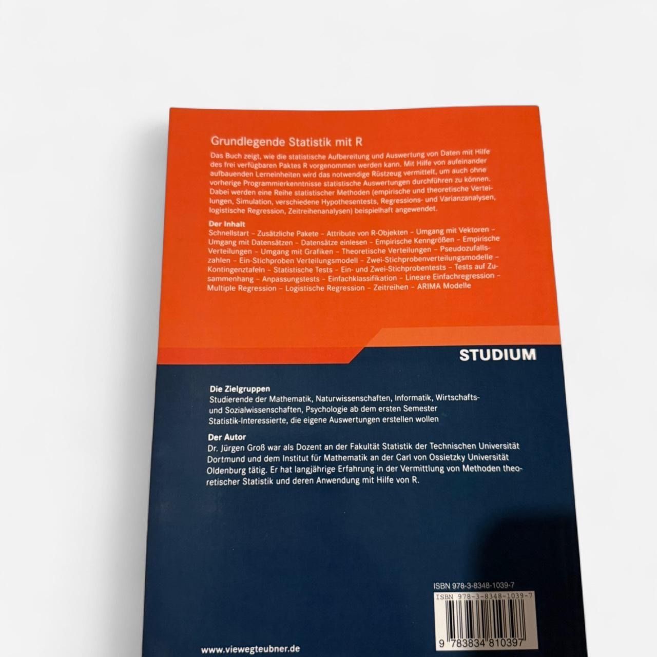 Libri: Grundlegende Statistik mit R Buch – Nuovo e nell'imballaggio originale da Basel venduto da 1moonstar 3