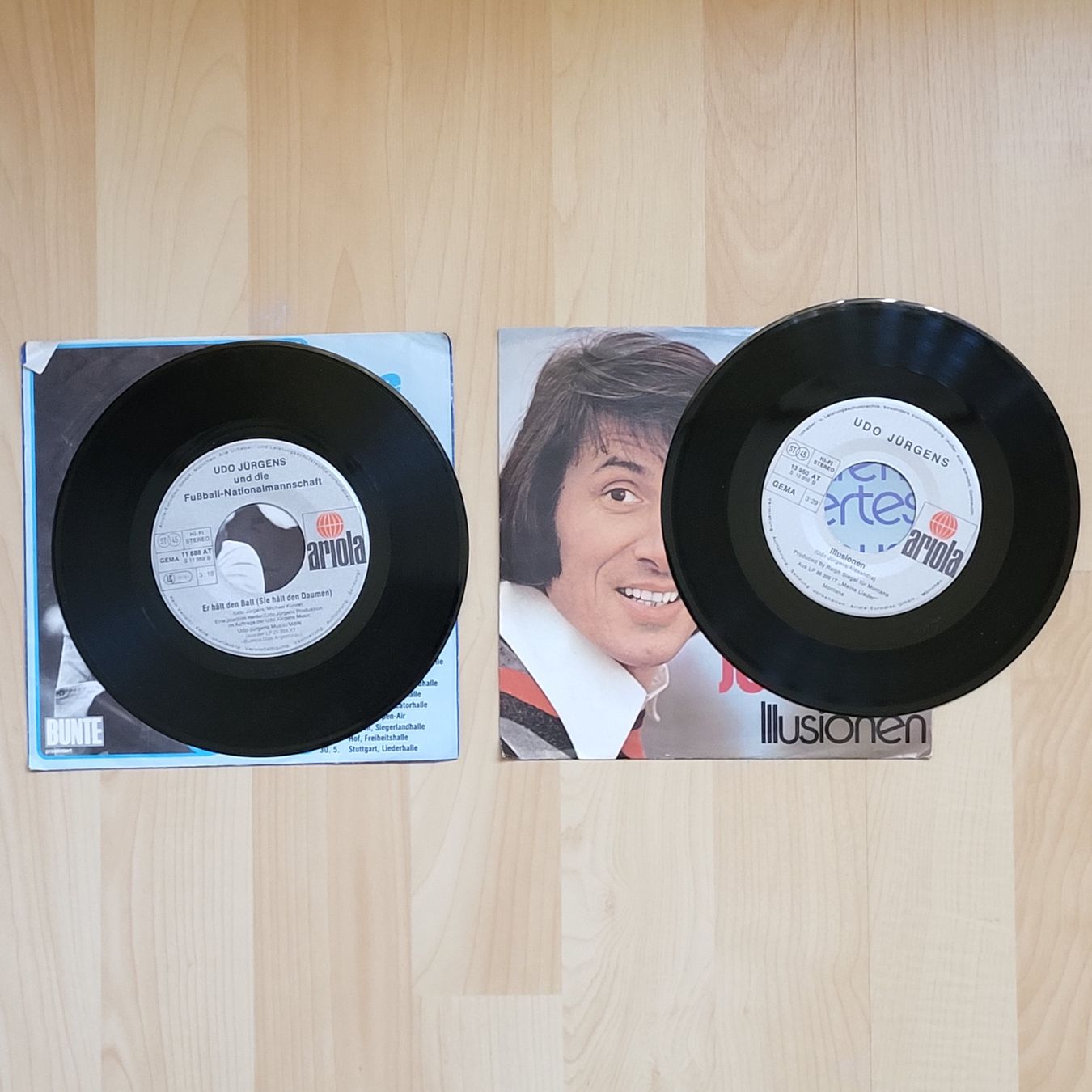 Dischi in vinile: Udo Jürgens 2 Single – Usato da Berikon venduto da Zimmerlinde5 1