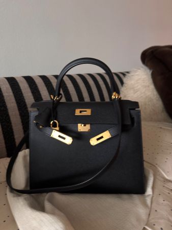 HERMES Kelly 28 Epsom Leder Handtasche Original
