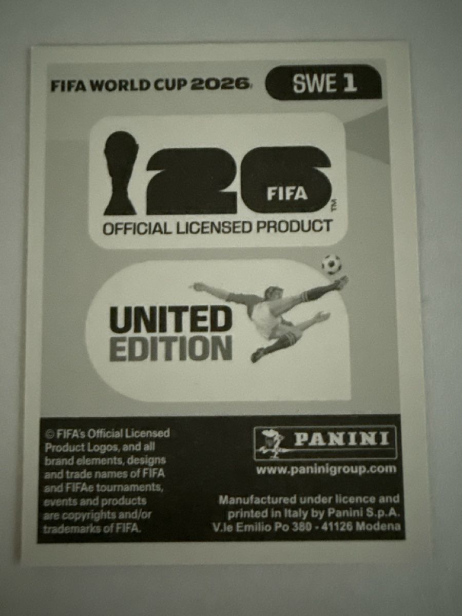 Panini Carte collezionabili: FIFA WM 2026 SWE 1 – Nuovo (secondo la descrizione) da Stäfa venduto da eko_lkv8 1