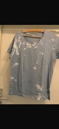 T-Shirt Gr. M hellblau/weiss Batikmuster Sommerkleidung K...
