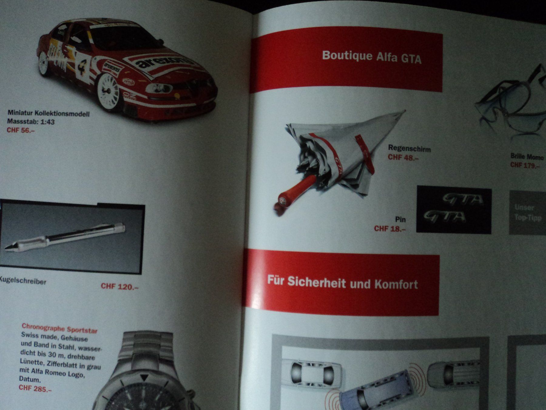 Alfa Romeo Documents: Prospekt Alfa Romeo Services 2003 – D'occasion à Schwarzenburg par modelCARama 7