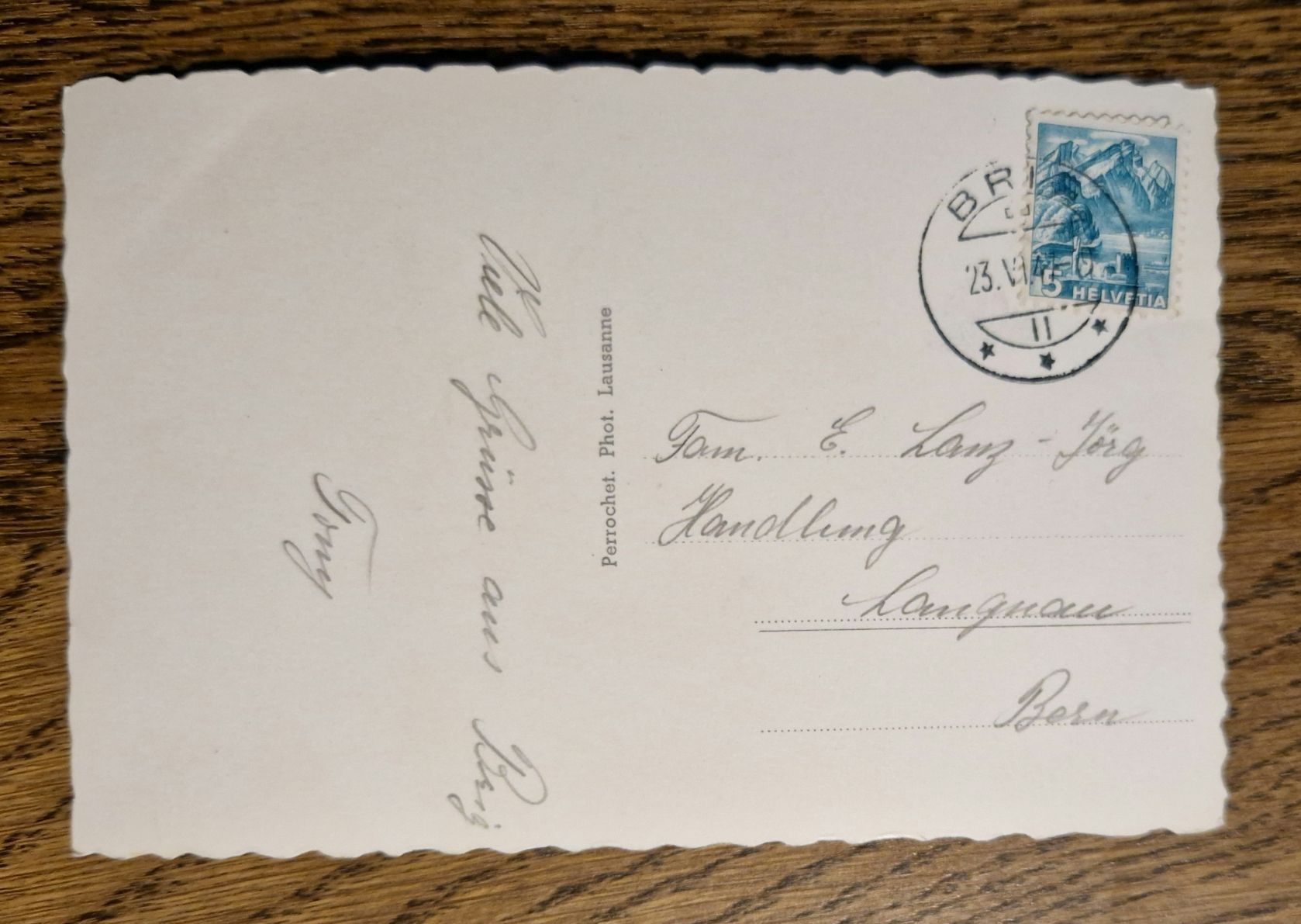 Cartoline postali: Brig 1947 – Usato da Ebikon venduto da Donar50 1