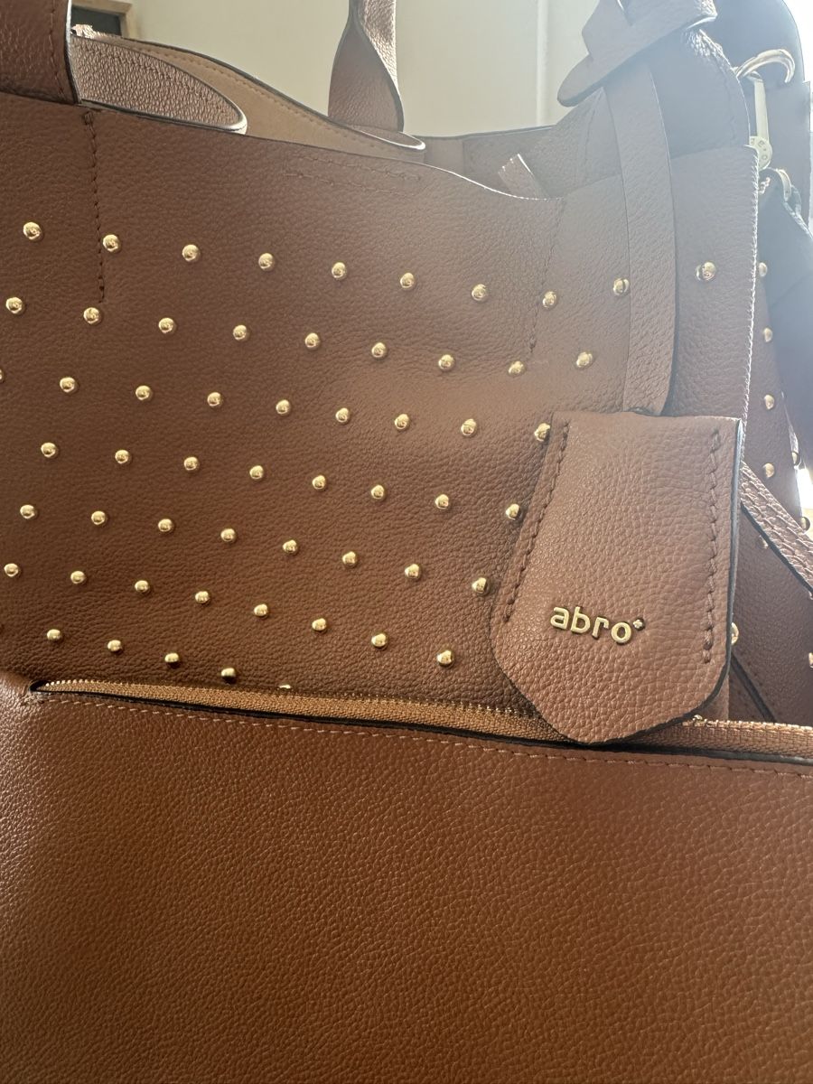 Abro Sacs femmes: Cognac abro Tasche mit Nieten – Neuf (Voir description) à Basel par Louischen 4
