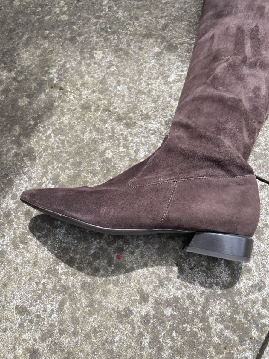 Scarpe da donna: Braune Wildleder Stiefel Grösse 39 – Nuovo (secondo la descrizione) da Zürich venduto da Galfran 4