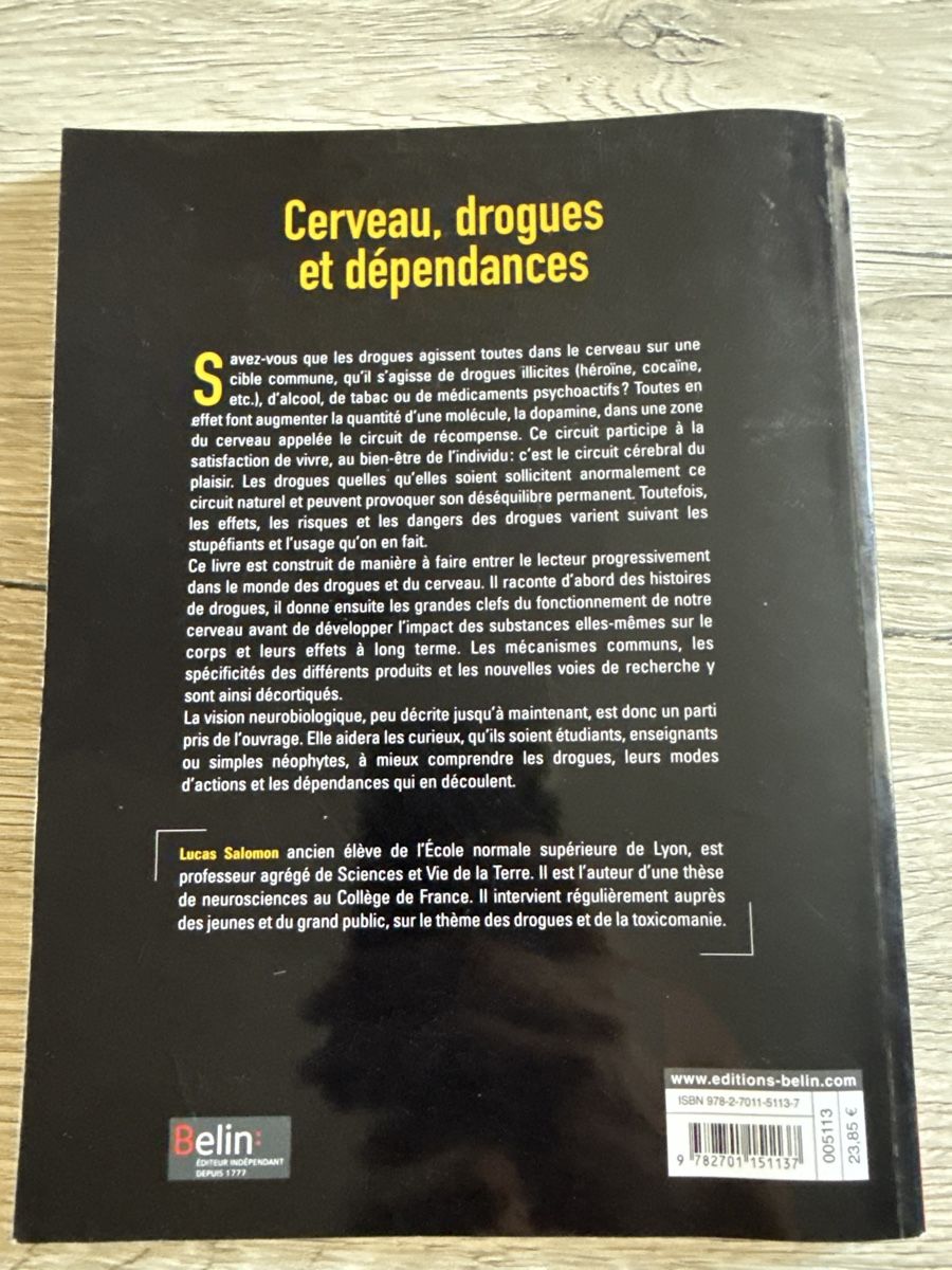 Libri: Cerveau drogues et dépendances – Nuovo e nell'imballaggio originale da Genève venduto da DoualS 1