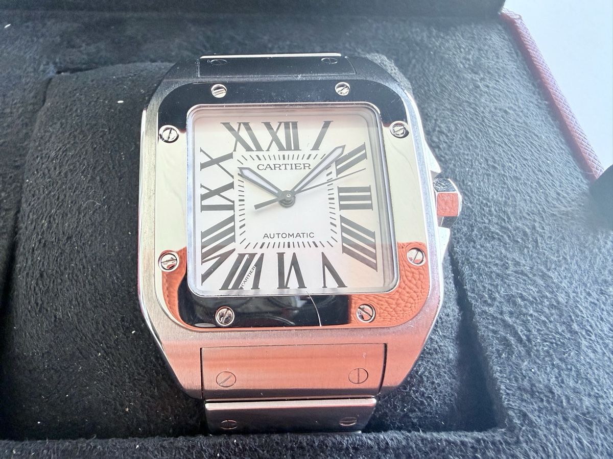 Cartier Uhren: CARTIER Santos 100 XL Automatic, FullSet 2016, Réf. W200737G – Gebraucht aus Le Mont-sur-Lausanne von LycaGallery 1