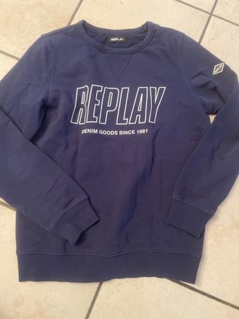 Replay Sweatshirt Gr. 164Top Zustand, dunkelblau!