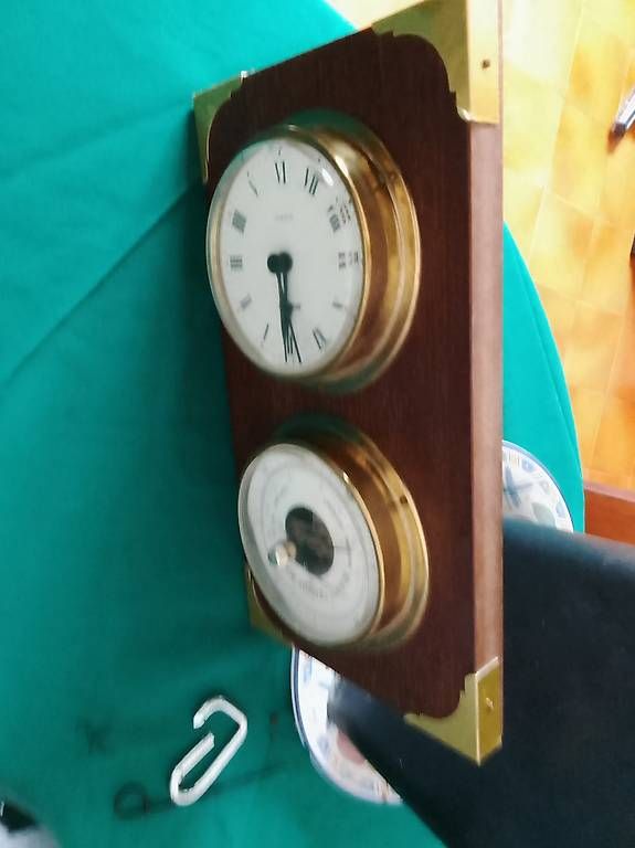 Altri elettrodomestici e apparecchi d’epoca: Orologio e barometro  – Usato da Sessa venduto da cimax123 1