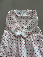 Petit Bateau dress white red dots size 2 years used