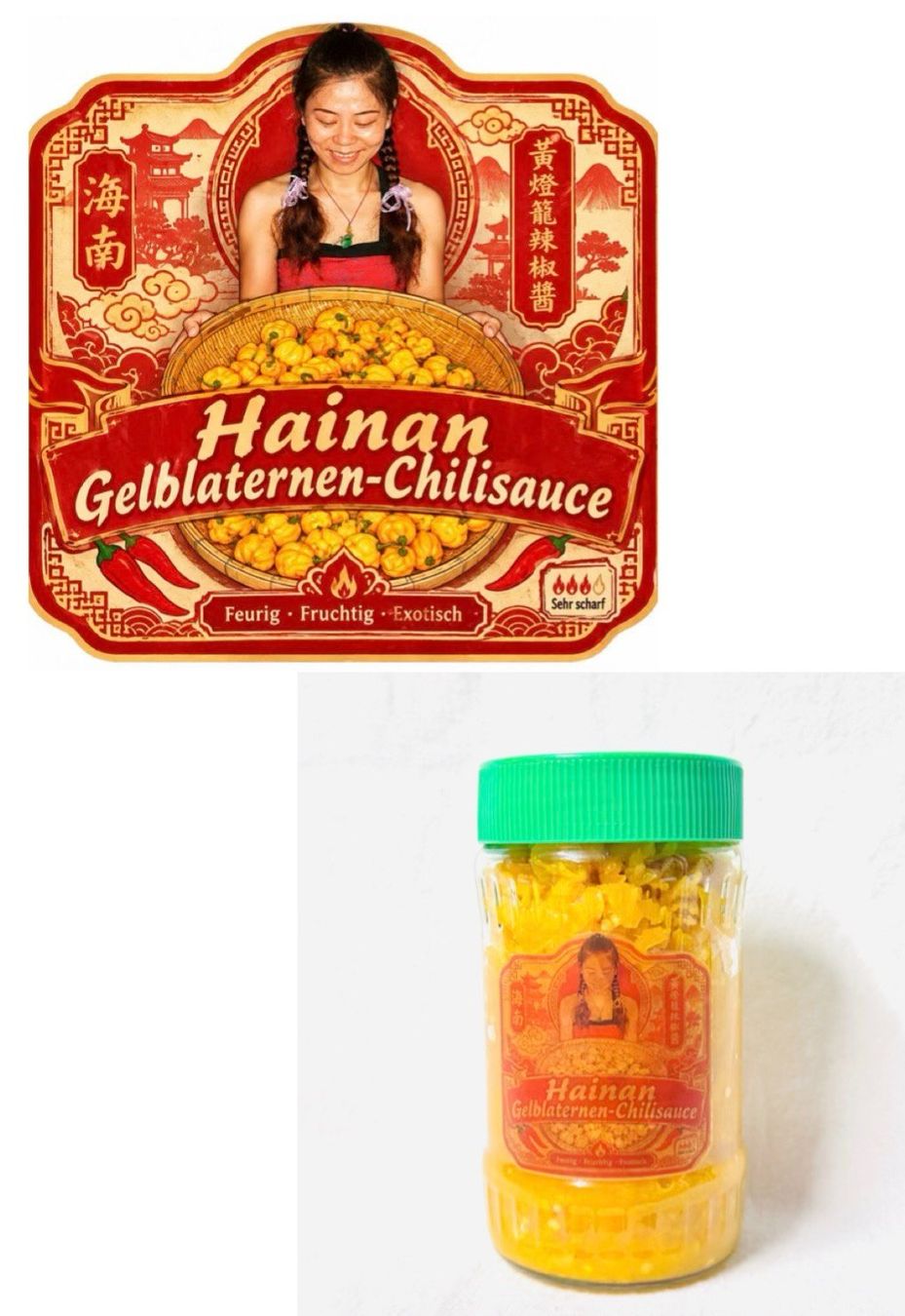 Lebensmittel & Spezialitäten: Hainan Gelblaternen-Chilisauce – Neu und originalverpackt aus Oberrüti von siyito
