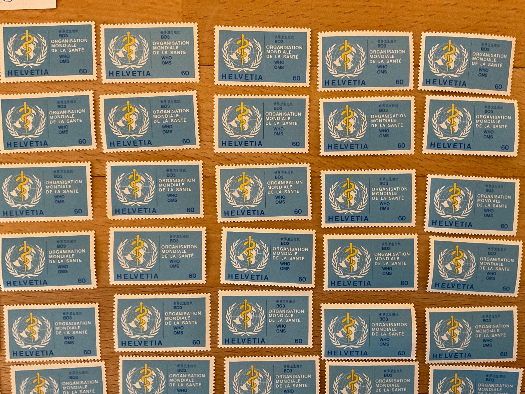 Tutti i francobolli: 60Fr Ämter Frankaturware ungestempelt postfrisch Sammlung – Nuovo (secondo la descrizione) da Wil SG venduto da Chefsugus 2