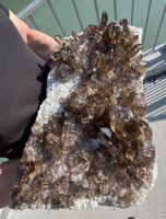 Fume Quartz & Rose Fluorite Matrix