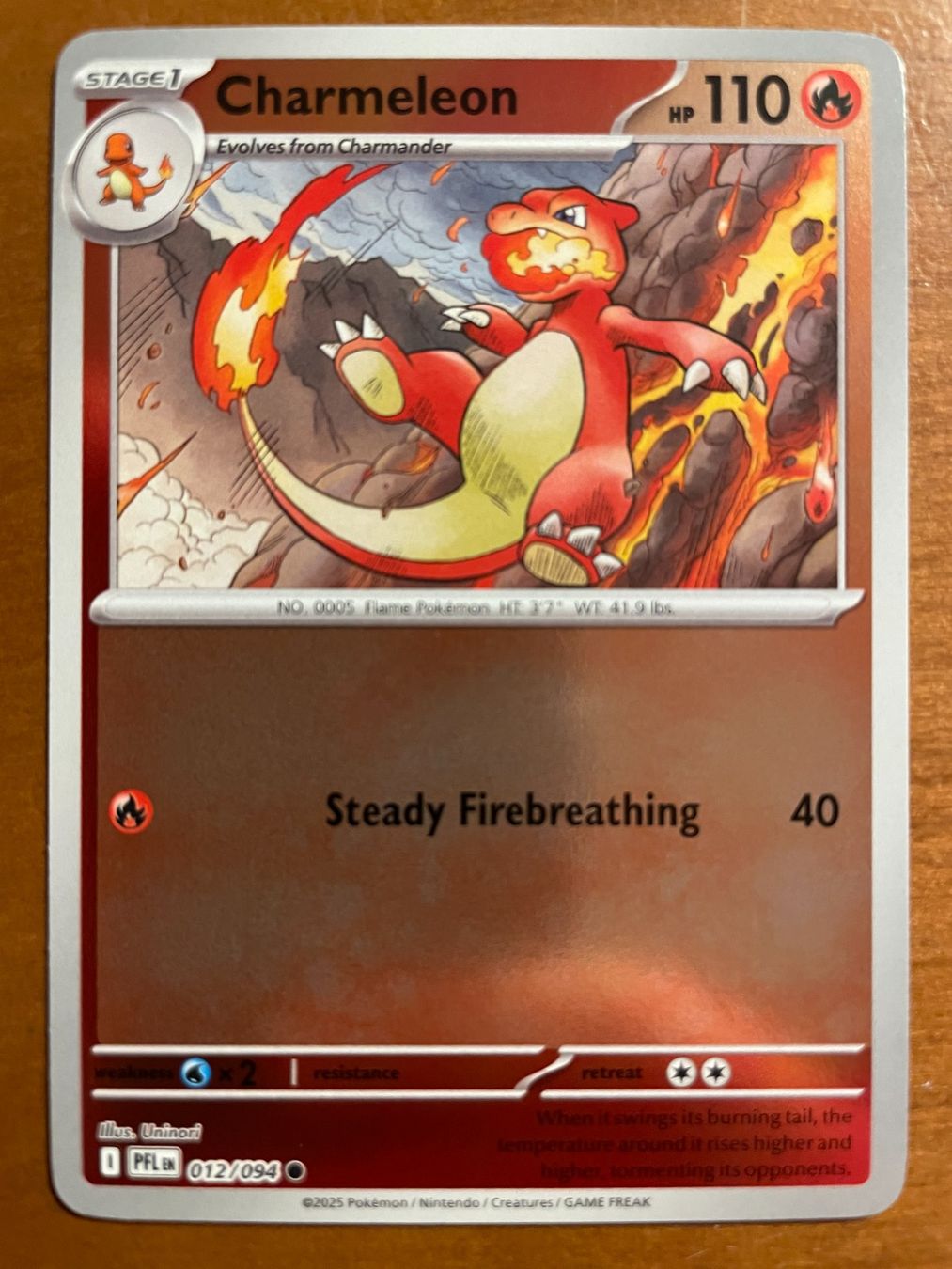 Pokémon Carte collezionabili: Pokemon Charmeleon Reverse (Versand gratis) – Nuovo (secondo la descrizione) da Chur venduto da Angerson