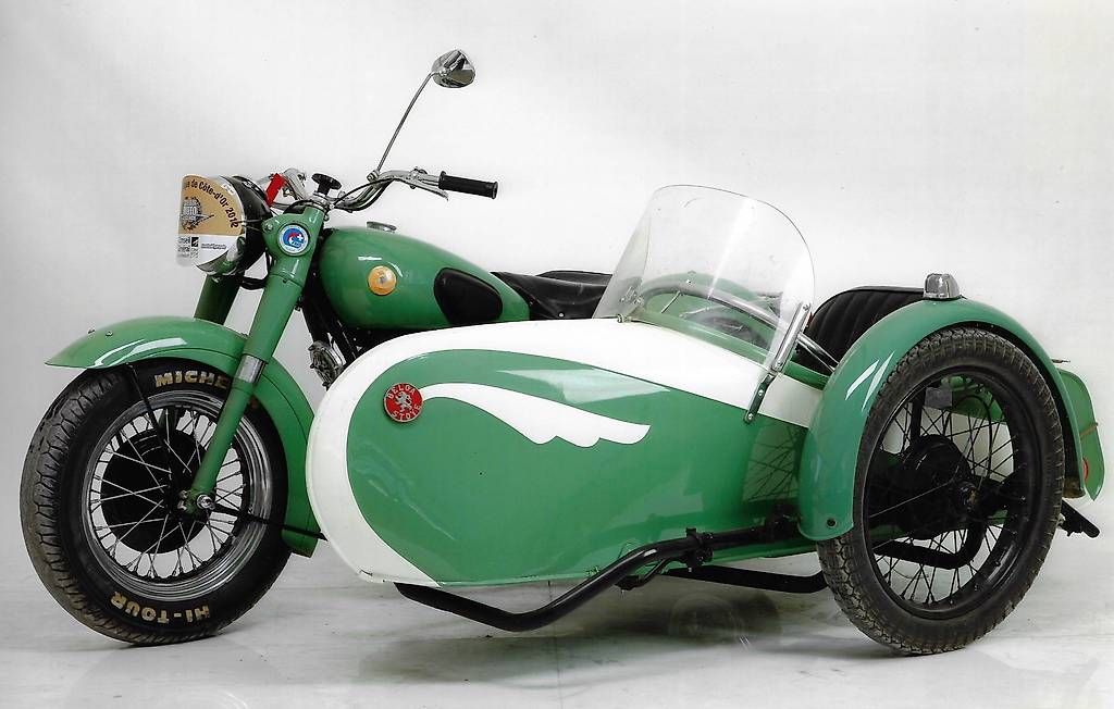 Sidecar: Sunbeam S7,  vétéran, side-car  1952 – Usato da Genolier venduto da WalterBaumgartner