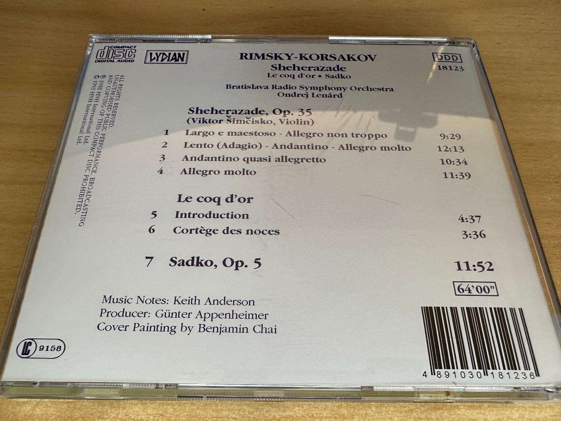 CDs: R6 Rimsky-Korsakov Sheherazade – D'occasion à Rikon im Tösstal par Alpenmutz 1