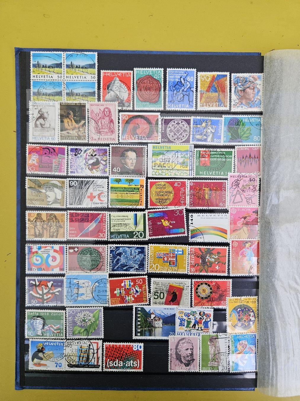 Alle Briefmarken: Collection de timbres anciens. – Gebraucht aus Biel/Bienne von echinops 4