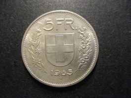 5.- Fr 1965  Superbe pièce   Superbe qualité