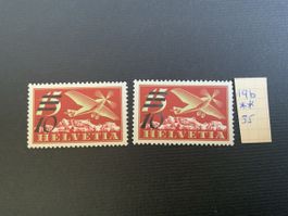 Flugpostmarken Abarten