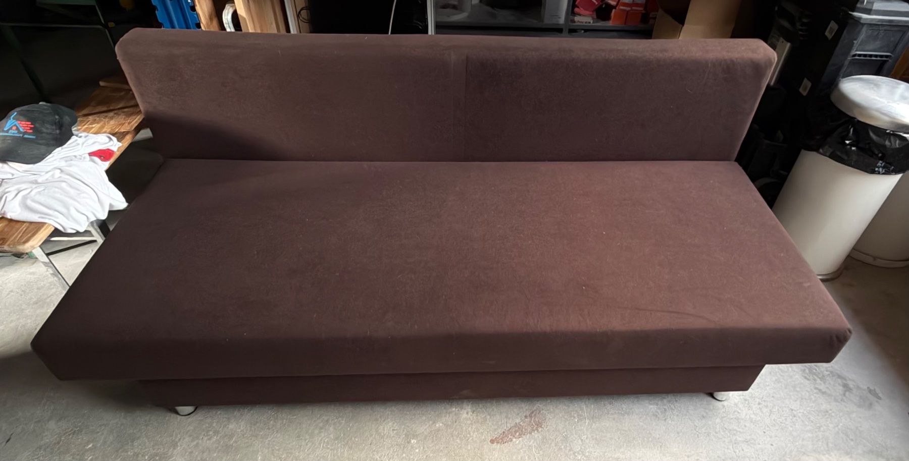 Sofas: Divano marrone con contenitori da letto – D'occasion à Dällikon par Ombranera 4