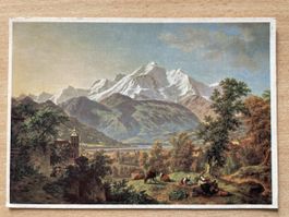 Alte Ansichtskarte Mont Blanc P. de la Rive Künstler, Kunst