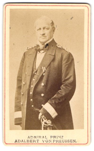 Fotografie &  Plakate: Fotografie Admiral Adalbert von Preussen – Gebraucht aus Berlin von bartko-reher